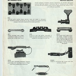 1971 Schaller accesories, electronics and effect units folded brochure for UK market, made in Germany 3