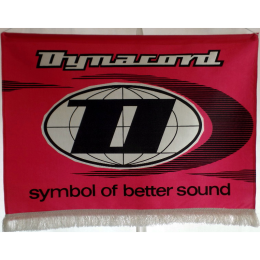 Dynacord "Symbol of better sound" banner made in Germany studio proberaum mancave