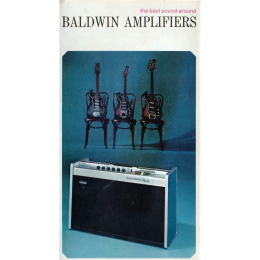 Baldwin amplifiers folded brochure 1966 made in USA