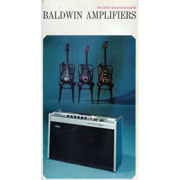 Balwin amplifiers folded brochure 1966 made in USA