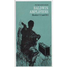 Baldwin amplifiers folded brochure 1966 made in USA