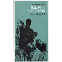 Balwin amplifiers folded brochure 1966 made in USA