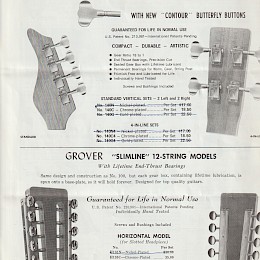 Grover musical products catalog 1972 made in USA 3