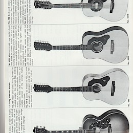 Hofner musical instruments catalog 1970s made in Germany 1