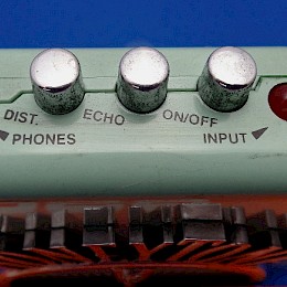 Danelectro Honeytone mini amp top view made in USA