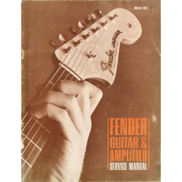 1967 Fender guitar & amplifier service manual, made in USA
