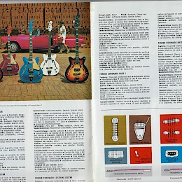 1968 Fender musical instruments export edition mini full line catalog, made in USA 3