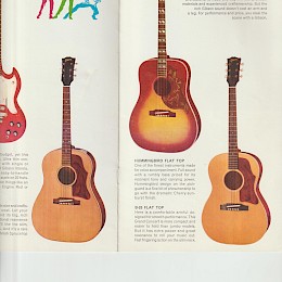 1968 Gibson 'It goes where you go!' guitar catalog, made in USA 3