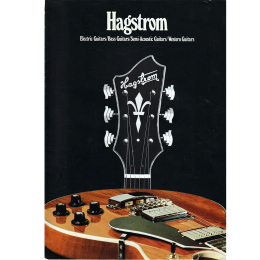 1978 Hagstrom guitar & bass catalog, made in Sweden