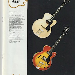 1978 Hagstrom guitar & bass catalog, made in Sweden 1