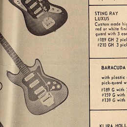 Halifax Distributing Co music instrument flyers1965 New York USA 1