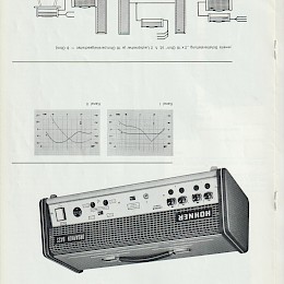 Hohner verstärker amp catalog prospekt 1965 made in Germany 3