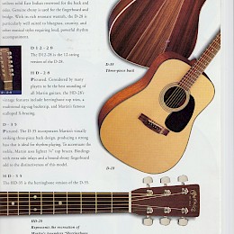 1997 Martin guitar catalog, made in USA 2