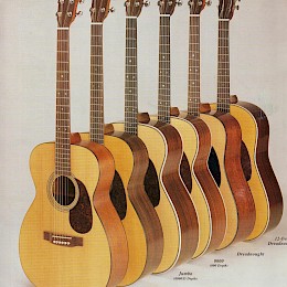 1997 Martin guitar catalog, made in USA 3