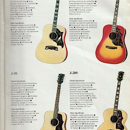 Gibson guitar catalog Dutch edition 1969 made in USA 1