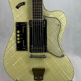 Ekomaster V2 Perloid guitar 1961 made in Italy 1