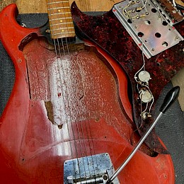 Fenton Weill Twister guitar 1962 made in UK 11