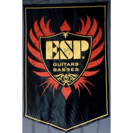 ESP guitars & basses banner 92 x 137 cm made in USA studio proberaum mancave