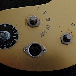 Fasan guitar pickguard brass 1960s made in Germany 1