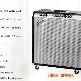 Fender Super reverb & pro reverb amplifiers owners manual 1970 made in USA 3