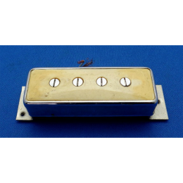 Schaller chrome & white bass guitar pickup tonabnehmer 1960 - 70s made in Germany