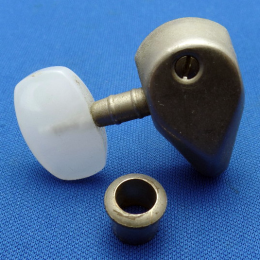 1960s Van Ghent - Van Gent model 41 teardrop backcover guitar tuner - 7mm post, made in Holland