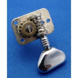 Guitar tuner mechanik chrome nikkel - no cover 1960s made in Italy