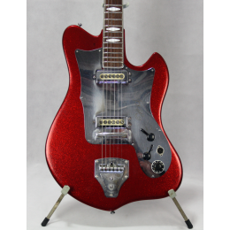 Restored Hopf by Welson red sparkle V2 guitar 1960s 6