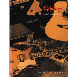 Epiphone 'Made to be played' 2004 guitar catalog made in USA