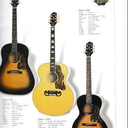 Epiphone 'Made to be played' 2004 guitar catalog made in USA 1
