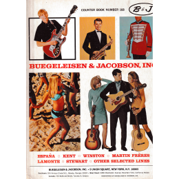1967 Buegeleisen & Jacobson counterbook number 168 - musical instrument catalog, made in USA