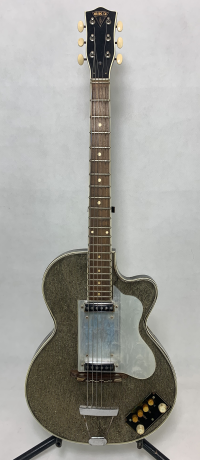 Eko 375 black & gold guitar 1960s made in Italy