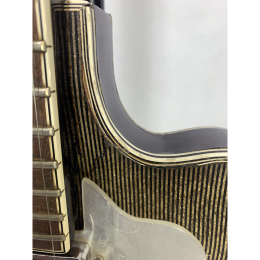 Eko 375 black & gold guitar 1960s made in Italy 3