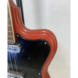 Crucianelli bass guitar in Red vinyl finished project 1962 made in Italy 3