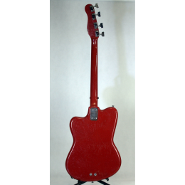 Crucianelli bass guitar in Red vinyl finished project 1962 made in Italy 7