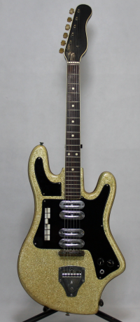 Crucianelli Elli-Sound gold sparkle V4 guitar 1962 63 made in Italy - finished project!