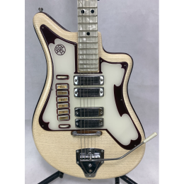 Alvaro Bartolini V4 Woodgrain guitar 1962 63 made in Italy 2