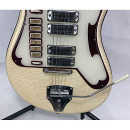 Alvaro Bartolini V4 Woodgrain guitar 1962 63 made in Italy 4