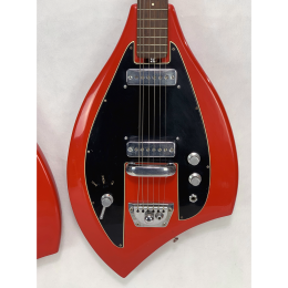 Bigson Fmic bizarre guitar & bass set early 60s made in Italy 11