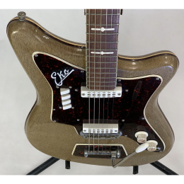 Eko 500v2 brown guitar 1963 made in Italy 2