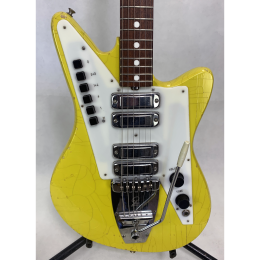 Galanti Gran Prix yellow guitar early 60s made in Italy 1