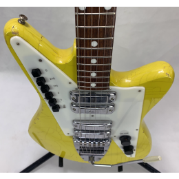 Galanti Gran Prix yellow guitar early 60s made in Italy 2