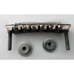 Crucianelli guitar bridge including thumb wheels 1960s made in Italy 1