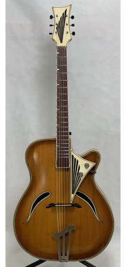 Herbert Todt archtop guitar 1950-60s made in DDR Germany