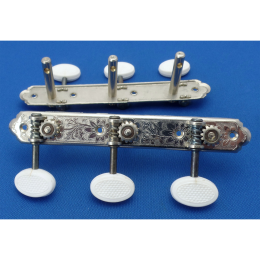 Nos Musima 3+3 archtop guitar tuners made in DDR Germany 5,5mm posts
