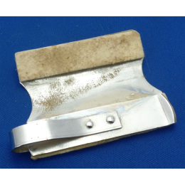 Hopf guitar string dampener chrome 1960s made in Germany back