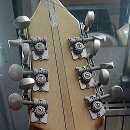 NOS Vintage oldschool Van Ghent - Van Gent guitar tunerset 3+3 (Type7) example