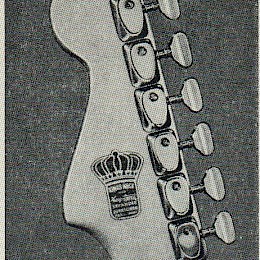 Oldschool used Van Ghent - Van Gent "closed back" guitar tuner Type5 - made in Holland on Hagstrom