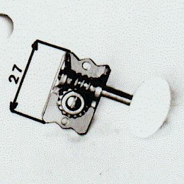 One used oldschool Van Ghent - Van Gent guitar tuner Type4 on cat page