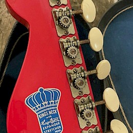 One used oldschool Van Ghent - Van Gent guitar tuner Type4 front on Hagstrom